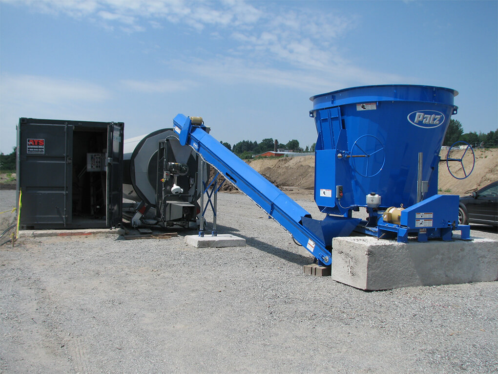 Compost industrial mixers  CCMG - Constructions Chaudronnées